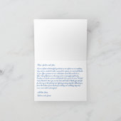 ゴシック・ロマ結婚ンス サンキューカード (内部)