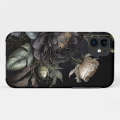 ゴシック ローズ アレンジメント ブラック フラワー Case-Mate iPhoneケース (裏面(横))
