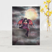 ゴシック・ヴァンパイア・妖精アート・ファンタジーカード カード (黄色い花)