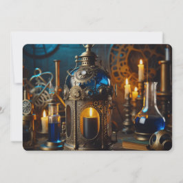 ゴシック ヴィクトリアン スチームパンクの不気味な科学者ラボ シーズンカード