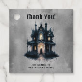 ゴシック ヴィクトリアン 幽霊屋敷 ハロウィン 感謝 フェイバータグ (正面)