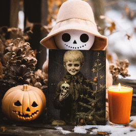 ゴシック ヴィンテージ クリープマス 恐怖の男 カード