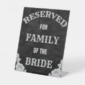 ゴシック、ヴィンテージ、ハロウィン結婚の予約 台座サイン (正面)