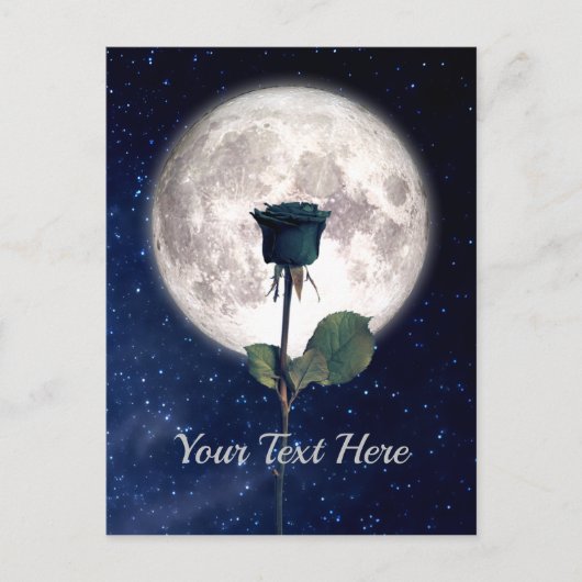 ゴシック,ヴィンテージ,ビクトリアンブラックバラ,ロマンス ポストカード (正面)