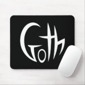 ゴシック(尖ったレタリング) マウスパッド (マウス)