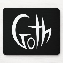 ゴシック(尖ったレタリング) マウスパッド