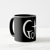 ゴシック(尖ったレタリング) マグカップ (正面左)