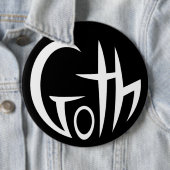 ゴシック(尖ったレタリング) 缶バッジ (インサイチュ)