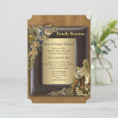 ゴシック – 金ゴールドスチームパンクファミリー懇親会 招待状 (スタンド正面)