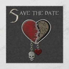 ゴシック Save the Date 発表 - 招待状