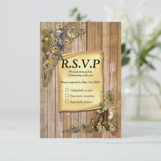 ゴシック – Steampunk RSVP On Wood (スタンド正面)