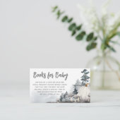 ゴシックA Little Boo Baby Shower Books forベビー エンクロージャーカード (スタンド正面)