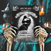 ゴシックArch日付の保結婚存 招待状