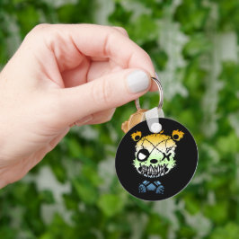 ゴシックAroAceプライド旗色クマ キーホルダー