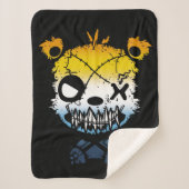 ゴシックAroAceプライド旗色クマ シェルパブランケット (正面)