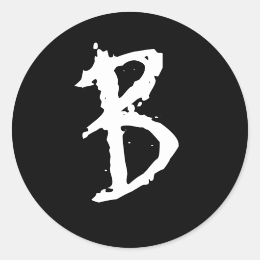 ゴシックB ラウンドシール (正面)