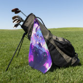 ゴシックCyberpunk Demonファンタジーアニメガール ゴルフタオル (グリーン)