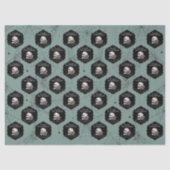 ゴシックEucalyptusグリーンフローラスカルハロウィーン 薄葉紙 (正面)