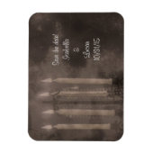 ゴシックGlow Candleライトバラ結婚ズ マグネット (縦)