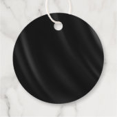 ゴシックHalloweddingスクロールワークB&W ID866 フェイバータグ (裏面)