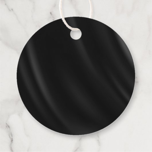 ゴシックHalloweddingスクロールワークB&W ID866 フェイバータグ (裏面)