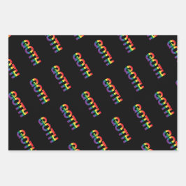 ゴシックLGBTQ+レジェンボゲン ラッピングペーパーシート