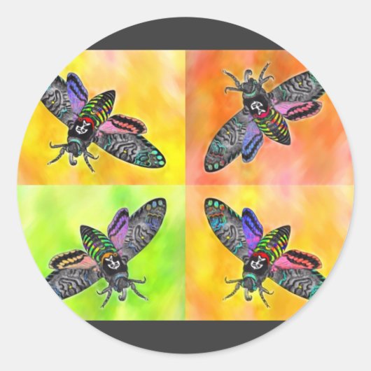 ゴシックMoth 4シール ラウンドシール (正面)