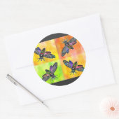 ゴシックMoth 4シール ラウンドシール (封筒)