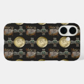 ゴシックR.I.P.ヘッドストーンセルティッククロスフルムーンアート Case-Mate iPhoneケース (裏面 (横))