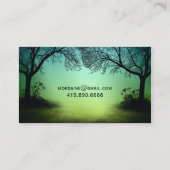 ゴシックRavenプロファイルカード 名刺 (裏面)