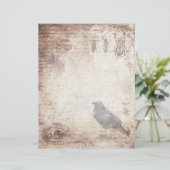 ゴシックRavenヴィンテージパーチメントスクラップブック紙 (スタンド正面)