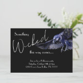 ゴシックRaven何か悪いハローウィンパーティ 招待状 (スタンド正面)