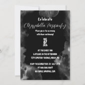 ゴシックSweet sixteen誕生日パーティーへの招待 招待状 (裏面)