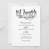 ゴシックTilデス結婚式招待状 招待状 (正面)