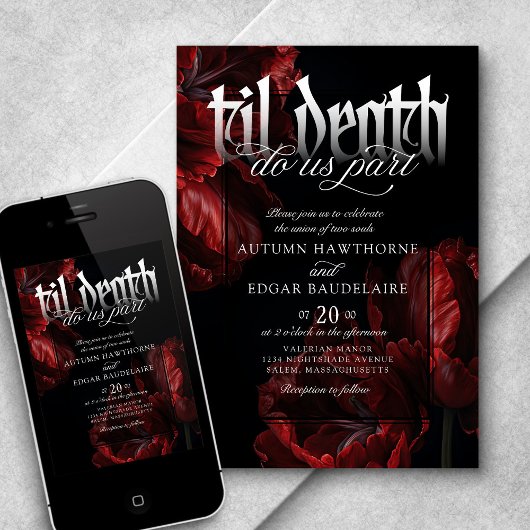 ゴシックTil結婚 Death's 招待状