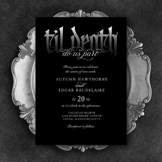 ゴシックTil結婚 Death's 招待状