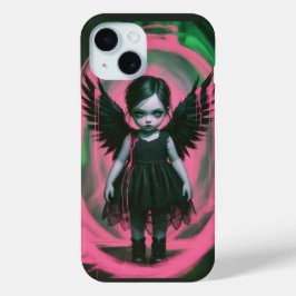 ゴシックWing GirlハロウィーンアートiPhone / iPadケース iPhone 15ケース