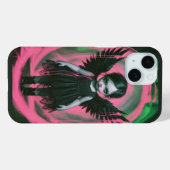 ゴシックWing GirlハロウィーンアートiPhone / iPadケース Case-Mate iPhoneケース (裏面 (横))
