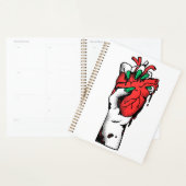 ゴシッグランジク手持ちハートアートワーク プランナー手帳 (ディスプレー)