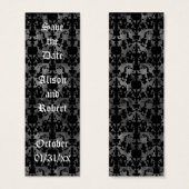 ゴシッグランジク日付ミニブックマーカーを保存 (正面&裏面)