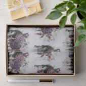 ゴシッシンプルクバラ&スカルハローウィンパーティ 薄葉紙 (ギフト)