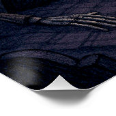 ゴシッパーソナライズされたクのハロウィーン写真 ポスター (コーナー)