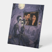 ゴシッパーソナライズされたクのハロウィーン写真 台座サイン (正面)