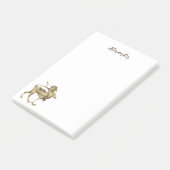 ゴシッパーソナライズされたクグリフィンルネッサンスドラゴン ポストイット (アングル)