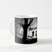 ゴシッパーソナライズされたク不気味ス コーヒーマグカップ (正面左)