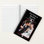 ゴシッパーソナライズされたク暗黒ロマンス愛ノート写真 ノートブック (内側)