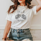 ゴシッパーソナライズされたク結婚の死まで Tシャツ