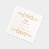 ゴシッビクトリアンクな幸福の退職 箔ナプキン (左)