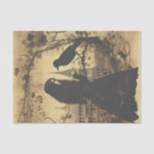 ゴシッビクトリアンクの女の子レイヴンのデコページ 薄葉紙 (正面)