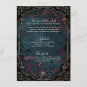 ゴシッビクトリアンクエレガンス結婚のエンクロージャカード エンクロージャーカード (正面)